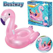 Boia Infantil Flamingo Inflável Divertida Calor 1,27M Sol - Bestway