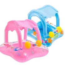 Boia Infantil Inflável Com Cobertura Baby Float Para Piscina Boia Infantil Inflável Com Cobertura Baby Float Para Piscina