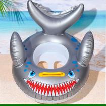 Boia Infantil Inflável Para Bebê Com Fralda Tubarão Snel Home