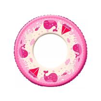 Boia Infantil Rosa Inflável Redonda Ø 60cm - Mor, Opção: Rosa