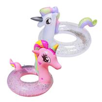 Boia Infantil Unicórnio Bichinhos Inflável Piscina Verão Boia Infantil Unicórnio Bichinhos Inflável Piscina Verão