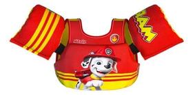 Boia Infantl Com Colete Salva Vidas Patrulha Canina Marshal