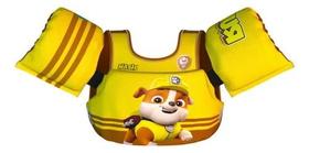 Boia Infantl Com Colete Salva Vidas Patrulha Canina Rubble