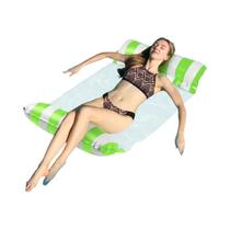 Boia Inflável 4 Em 1 Para Piscina: Cadeira Flutuante Tipo Sela E Rede Flutuante (1 Unidade)