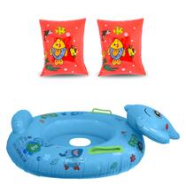 Boia Inflável Animalzinho Infantil Piscina + Boia de Braço Salva Vidas Segura Para Criança Kit Boia Inflável Animalzinho Infantil Piscina + Boia de Braço Salva Vidas Segura Para Criança Kit