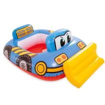 Boia Inflável Baby Bote Kiddie Trator Azul 59586 - Intex
