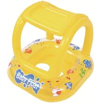 Boia Inflavel Bote BABY Float 15KG 66X66 Amarelo - BEL
