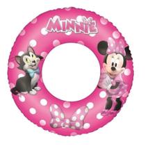 Bóia Inflável Circular Infantil 56cm Minnie Rosa Bestway