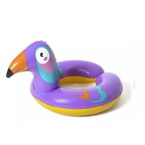 Boia Inflável Circular Infantil Animais Bebe Criança Piscina Tucano Boia Inflável Circular Infantil Animais Bebe Criança Piscina Tucano