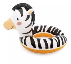 Boia Inflável Circular Infantil Animais Bebe Criança Piscina Zebra Boia Inflável Circular Infantil Animais Bebe Criança Piscina Zebra