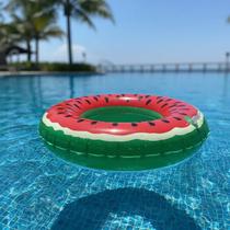 Boia Inflável Circular Melancia Média 60 Cm Verão Piscina Boia Inflável Circular Melancia Média 60 Cm Verão Piscina
