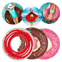 Boia Inflável Circular Melancia Rosquinha Infantil 60cm - Snel