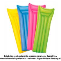 Boia Inflável - Colchão Bronzeador Liso - Sortido - INTEX Boia Inflável - Colchão Bronzeador Liso - Sortido - INTEX