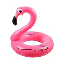 Boia Inflável De PVC Para Adultos Em Formato De Flamingo Para Festas Na Piscina