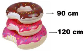 Boia Inflavel Donut Gigante 120 Cm Rosquinha Rosa Marrom