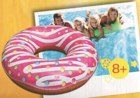 Boia Inflável Donut Rosa Rosquinha CRX 108 cm Cod OD99602