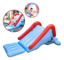 Boia inflável escorregador gigante flutuante 252x126x96cm iwegi Boia inflável escorregador gigante flutuante 252x126x96cm iwegi