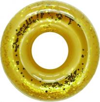 Boia Inflável Especial Circular Anel Dourado Belfix - Bel Fix
