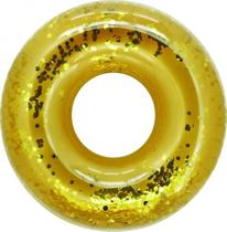 Boia Inflável Especial Circular Anel Dourado Belfix Boia Inflável Especial Circular Anel Dourado Belfix