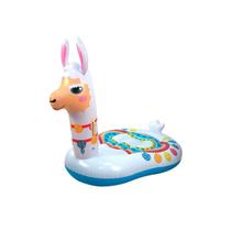 Boia Inflável Formato Lhama Para Adultos Crianças 90cm Boia Redonda Piscina Macarrão