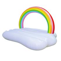 Boia Inflável Gigante Colchão Arco-Íris Bel Boia Inflável Gigante Colchão Arco-Íris Bel