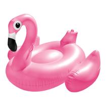 Boia Inflável Gigante Flamingo Rosa Bel