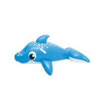 Boia Inflável Golfinho Mor Com Alça De Mão Azul Piscina