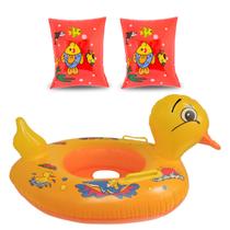 Boia Inflável Infantil Com Boia De Braço Para Piscina Segurança E Flutuação Crianças 3 A 6 Anos kit