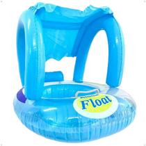 Boia Inflável Infantil Com Cobertura Baby Float Menino Menina Para Piscina Praia Bote