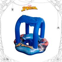 Boia Inflável Infantil Com Fralda e Cobertura Homem Aranha Etitoys