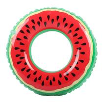 Boia Inflável Infantil Redonda Melancia Piscina e Praia Diversão Segura e Colorida para Crianças