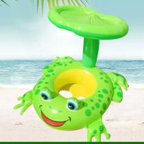 Boia Inflavel Infantil Sapo com proteção solar Snel Home