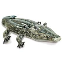 Bóia inflável jacaré realistic gator intex 170cm Bóia inflável jacaré realistic gator intex 170cm