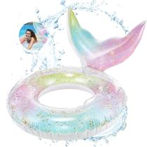 Boia Inflável Neon Redonda Piscina Criança Adulto +8 Anos