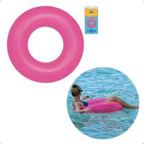 Boia Inflavel Neon Redonda Piscina Praia Infantil