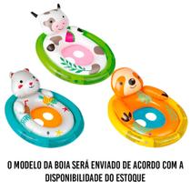 Boia Inflável Oval com Fralda Bichinhos Sortidos - Mor Boia Inflável Oval com Fralda Bichinhos Sortidos - Mor