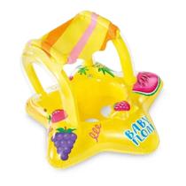 Boia inflável para bebe com fralda e cobertura intex