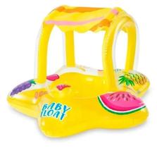 Boia inflável para bebe com fralda e cobertura intex