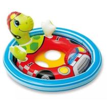 Bóia Inflável Para Bebê Minha Primeira Bóia Bote Tartaruga - 6941057455709