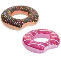 Bóia Inflável Para Piscina Donut Rosquinha Mor Suporta Até 90kg Bóia Inflável Para Piscina Donut Rosquinha Mor Suporta Até 90kg
