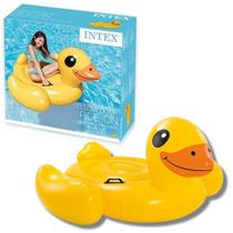 Boia Inflável Pato Para Piscina - Bote Colchão Duck - Intex
