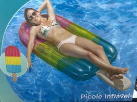 Boia Inflável Picolé Summer Waves Colchão Flutuante para Piscina Cod K70932000