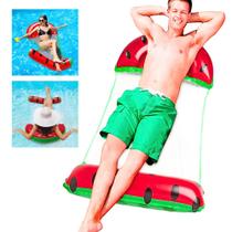Boia Inflável Rede Cama Piscina Verão Flutuante Praia PVC