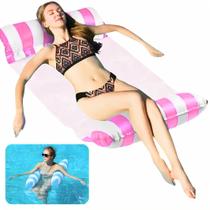 Boia Inflável Rede Cama Piscina Verão Flutuante Praia PVC