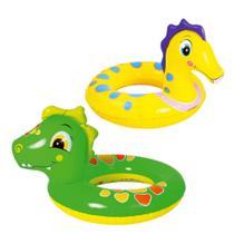 Boia Inflável Redonda Animais Marinhos Piscina Praia Verão Boia Inflável Redonda Animais Marinhos Piscina Praia Verão