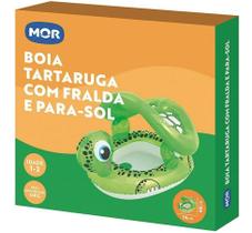 Boia Inflável Tartaruga Fralda/para Sol E Piscina - Mor