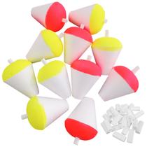 Boia Isopor Para Pesca Nº02 (1,3X2,3CM) Pacote Com 100 Unidades