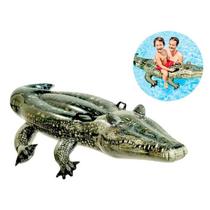 Boia Jacaré Gigante Inflável Infantil Crocodilo 168x86cm