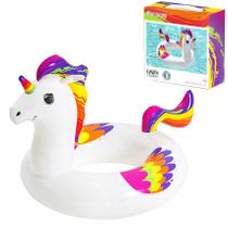 Boia Jumbo Adulto 115cm Piscina e Praia Unicórnio + Reparo