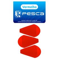 Boia Lambari Vermelha Nº06 c/ 3 un - JR Pesca